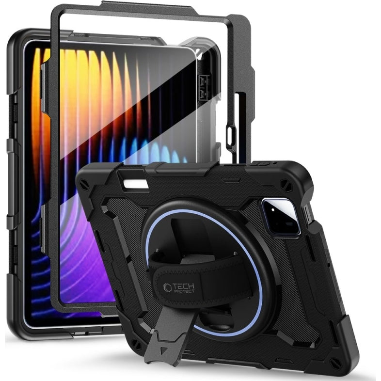 Hülle gepanzert Tech-Protect Solid für Xiaomi Pad 7 / 7 Pro / 8 / 8 Pro 11.2, schwarz