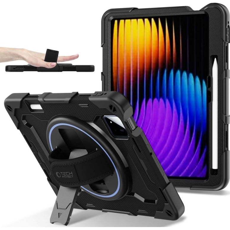 Hülle gepanzert Tech-Protect Solid für Xiaomi Pad 7 / 7 Pro / 8 / 8 Pro 11.2, schwarz