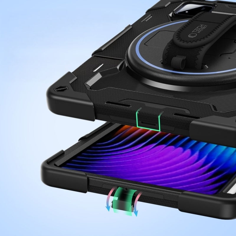 Hülle gepanzert Tech-Protect Solid für Xiaomi Pad 7 / 7 Pro / 8 / 8 Pro 11.2, schwarz
