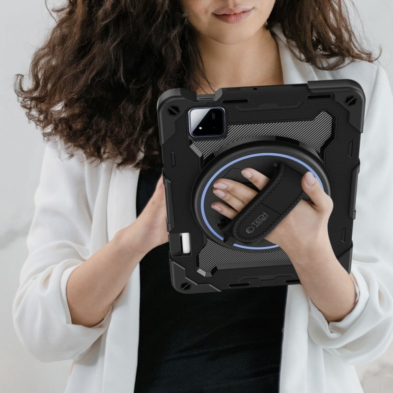 Hülle gepanzert Tech-Protect Solid für Xiaomi Pad 7 / 7 Pro / 8 / 8 Pro 11.2, schwarz
