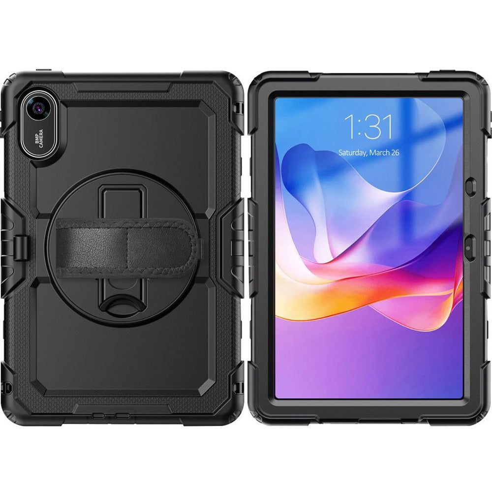Schutzhülle mit Bildschirmschutz für Xiaomi Redmi Pad 2, Tech-Protect Solid, Schwarz