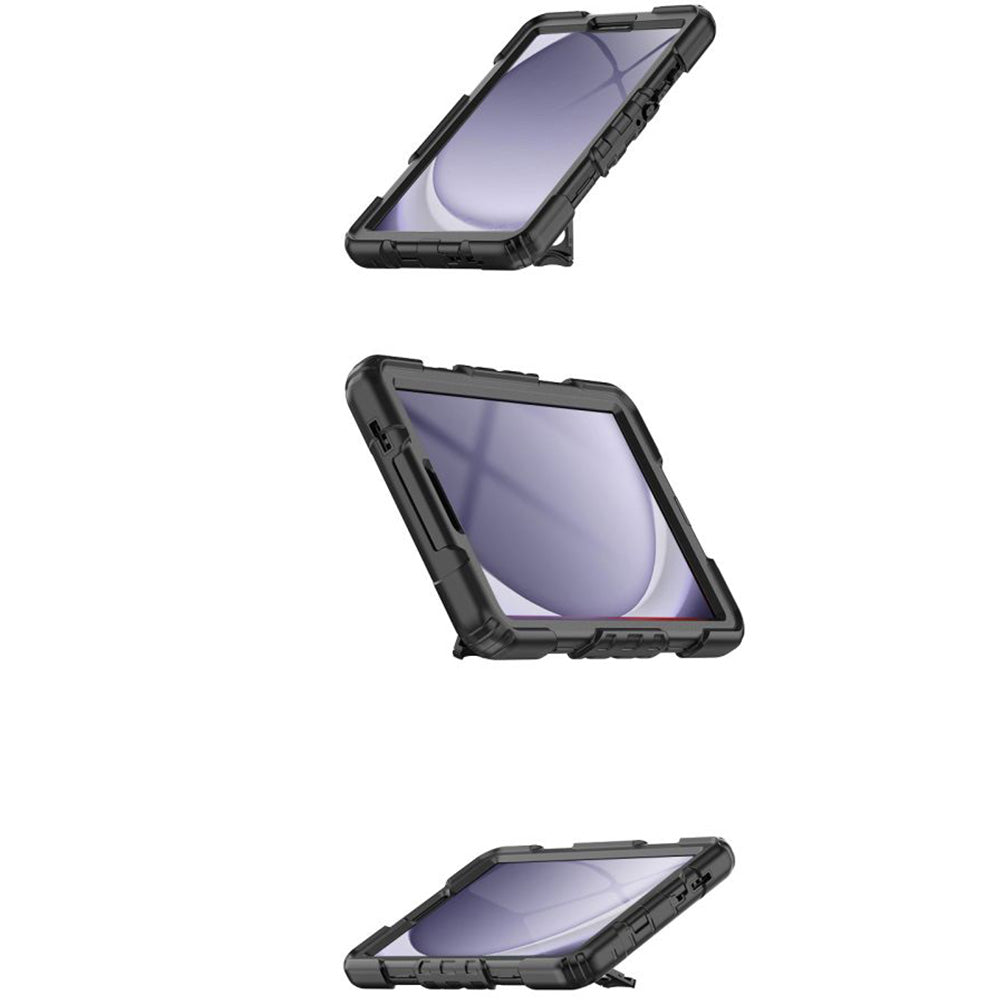 Schutzhülle für Galaxy Tab A9 Plus, Tech-Protect Solid360, Schwarz