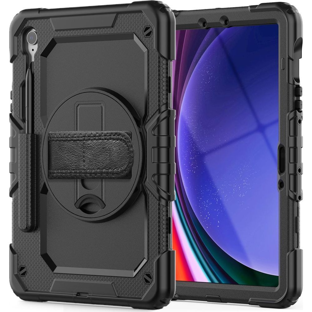 Schutzhülle für Galaxy Tab S10 FE / S9 FE, Tech-Protect Solid360, Schwarz
