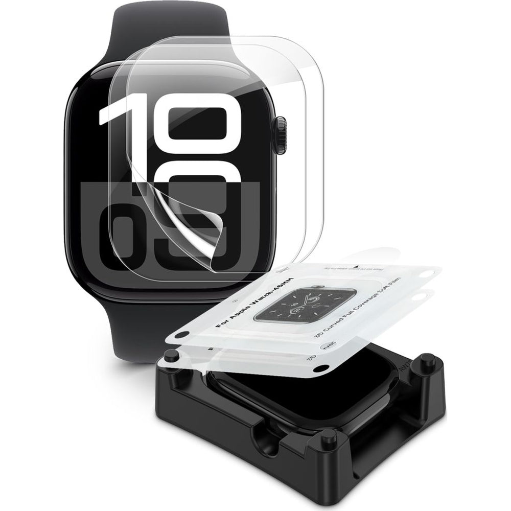 Tech-Protect Supreme Set 2er-Pack Hydrogel-Folie für Apple Watch 10 42mm, 2 Stück