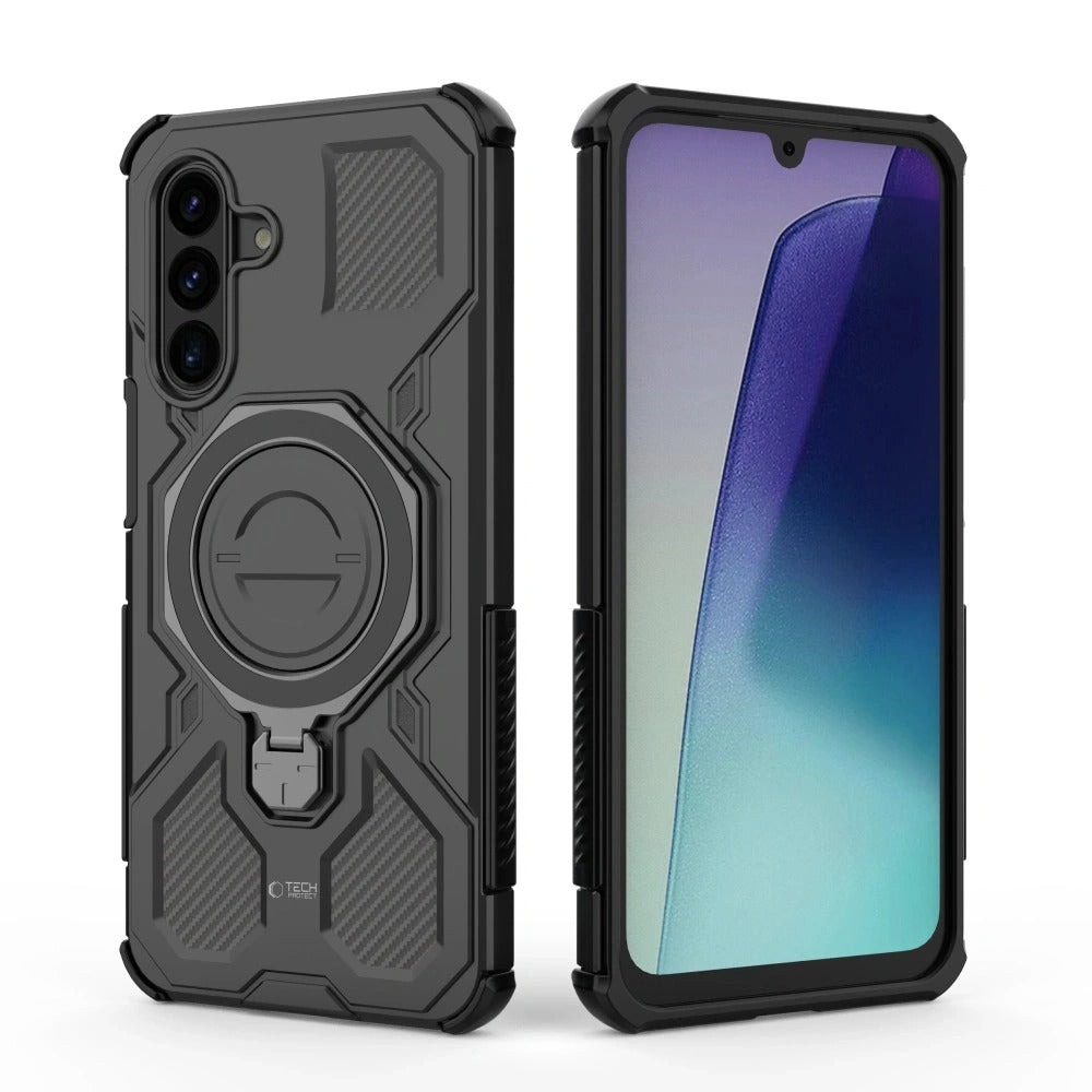 Handyhülle mit Ständer für Galaxy A17 5G / 4G, Galaxy A18 5G / 4G, Tech-Protect TacticStand mit MagSafe, Mattes Schwarz (2/9)