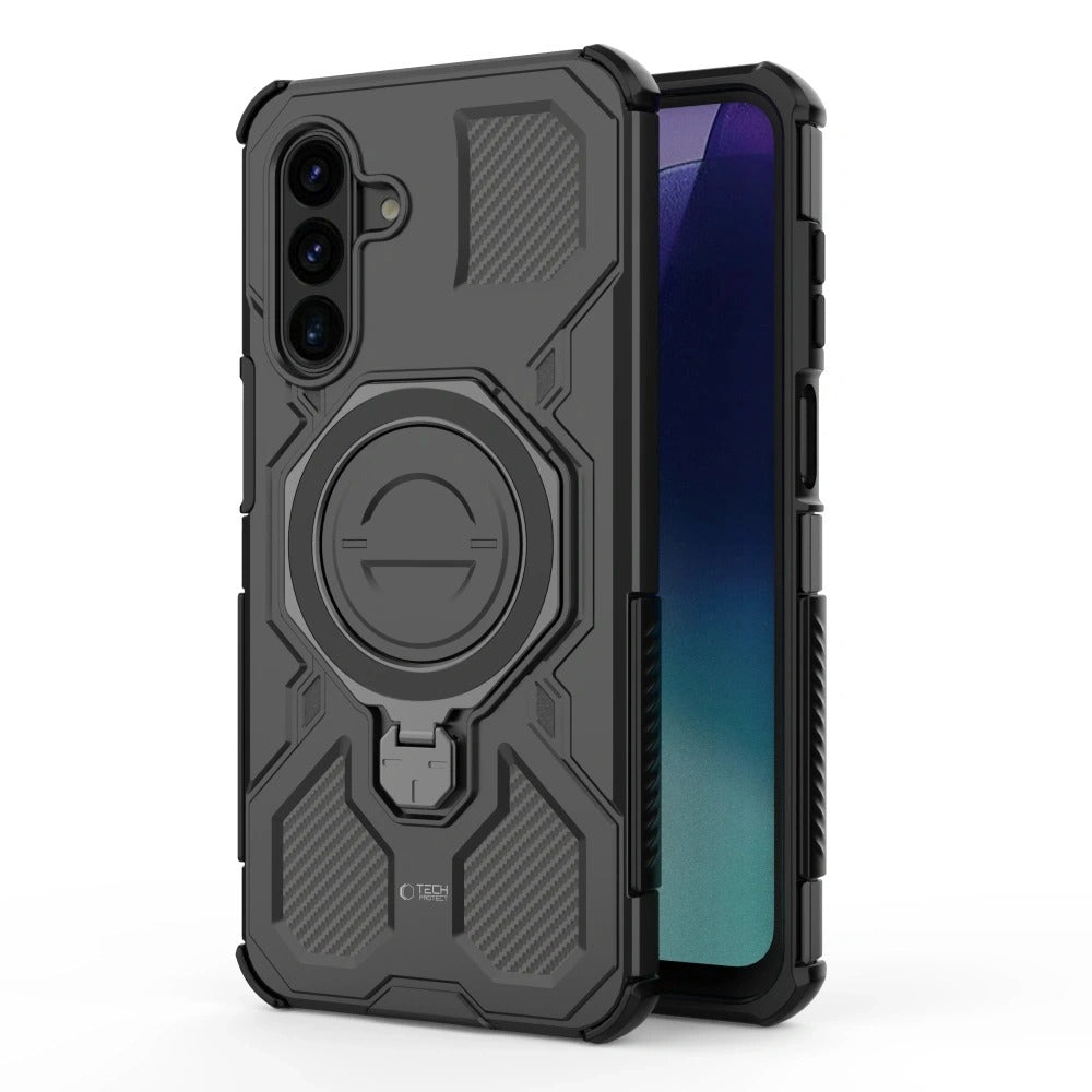 Handyhülle mit Ständer für Galaxy A17 5G / 4G, Galaxy A18 5G / 4G, Tech-Protect TacticStand mit MagSafe, Mattes Schwarz (3/9)