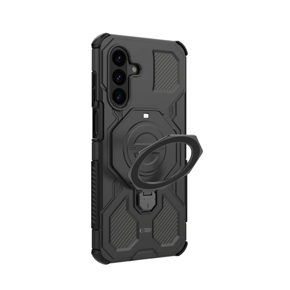 Handyhülle mit Ständer für Galaxy A17 5G / 4G, Galaxy A18 5G / 4G, Tech-Protect TacticStand mit MagSafe, Mattes Schwarz (4/9)