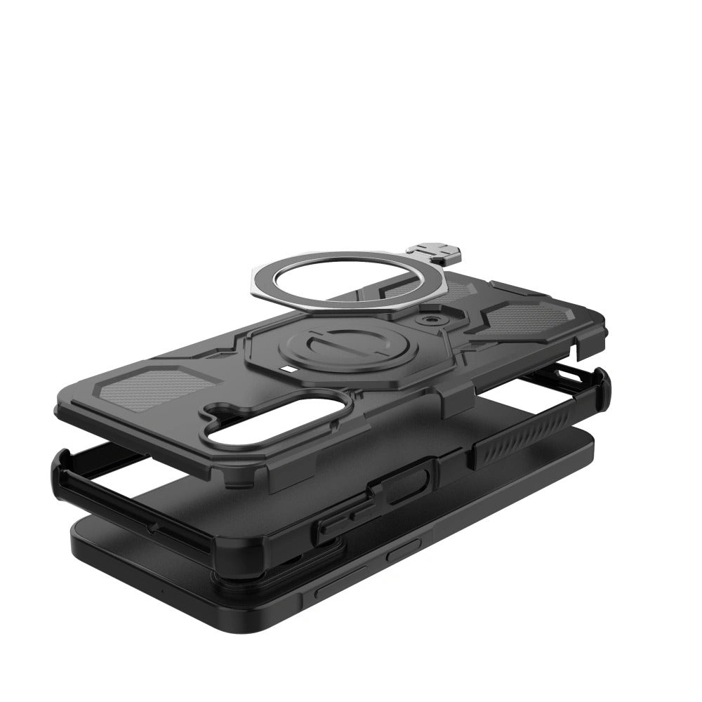 Handyhülle mit Ständer für Galaxy A17 5G / 4G, Galaxy A18 5G / 4G, Tech-Protect TacticStand mit MagSafe, Mattes Schwarz (5/9)