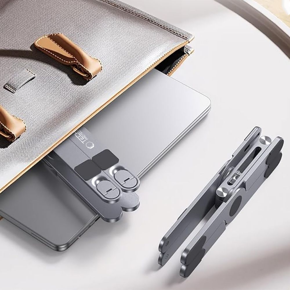 Ständer für Laptops bis zu 16 Zoll, Tech-Protect ULS200, Silbern
