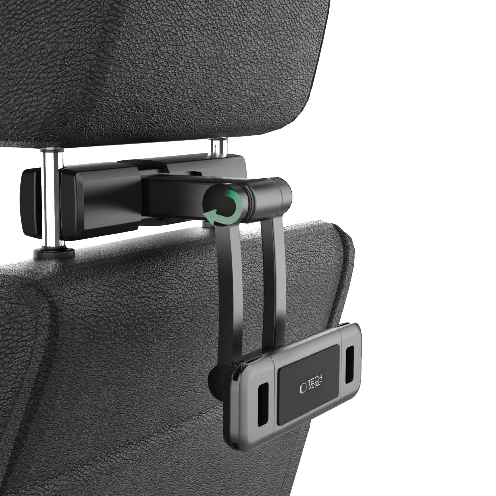 Autohalterung für Kopfstütze für Tablet/Telefon, Tech-Protect V2 Stretchable Headrest Car Mount, Schwarz