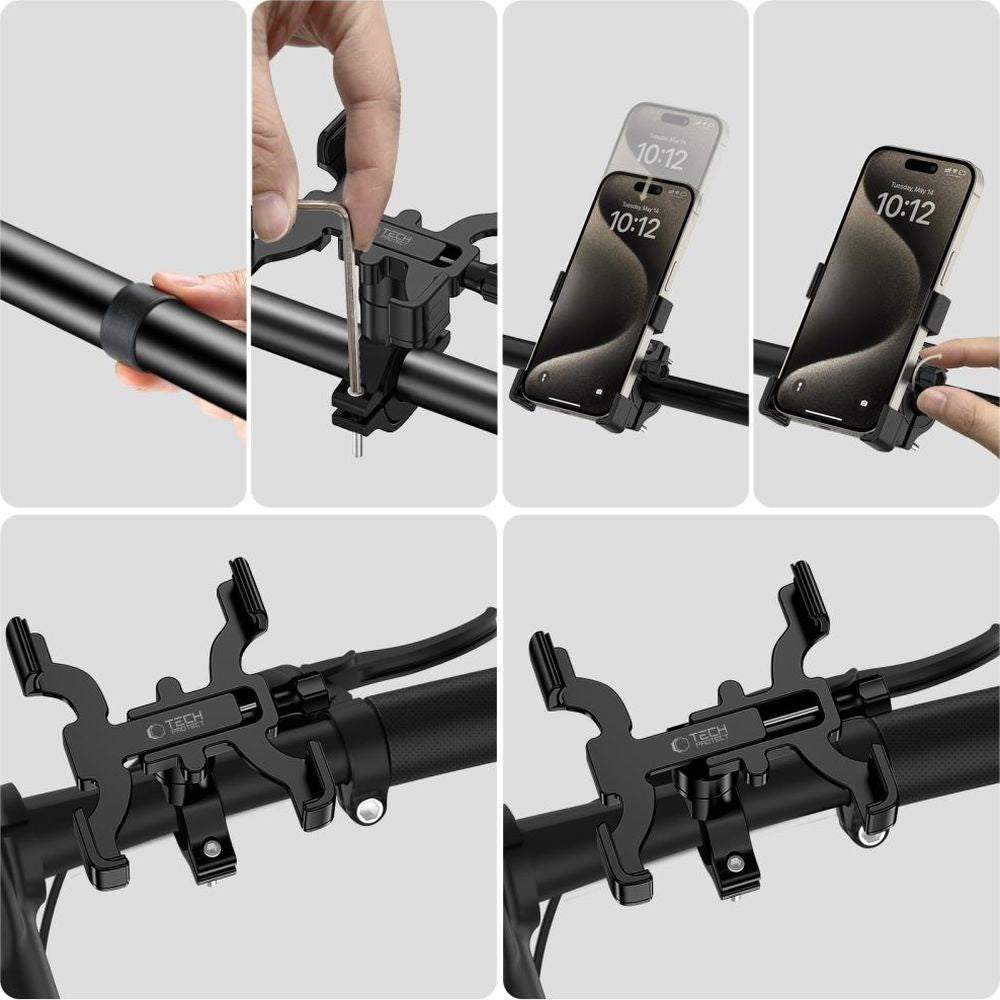 Universal Fahrradhalterung Tech-Protect V3, Schwarz