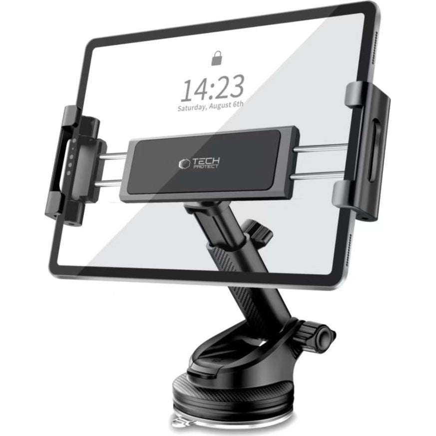 Autohalterung für tablet für Cockpit / Windschutzscheibe Tech-Protect V4 Universal, Schwarz