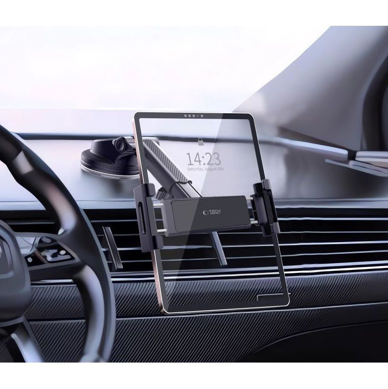 Autohalterung für tablet für Cockpit / Windschutzscheibe Tech-Protect V4 Universal, Schwarz