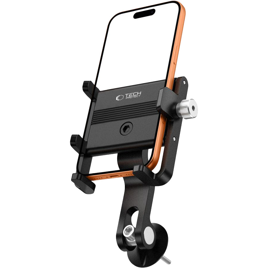 Fahrrad Handyhalterung für Smartphone für den Lenker oder Vorbau, Tech-Protect V5 Handlebar & Stem, Schwarz