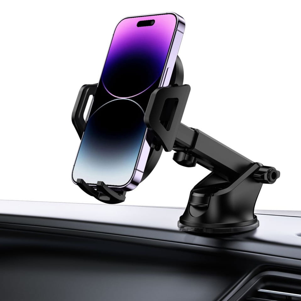 Auto Handyhalterung Tech Protect V5 Universal für Cockpit / Scheiben / Lüftungsdüsen, Schwarz