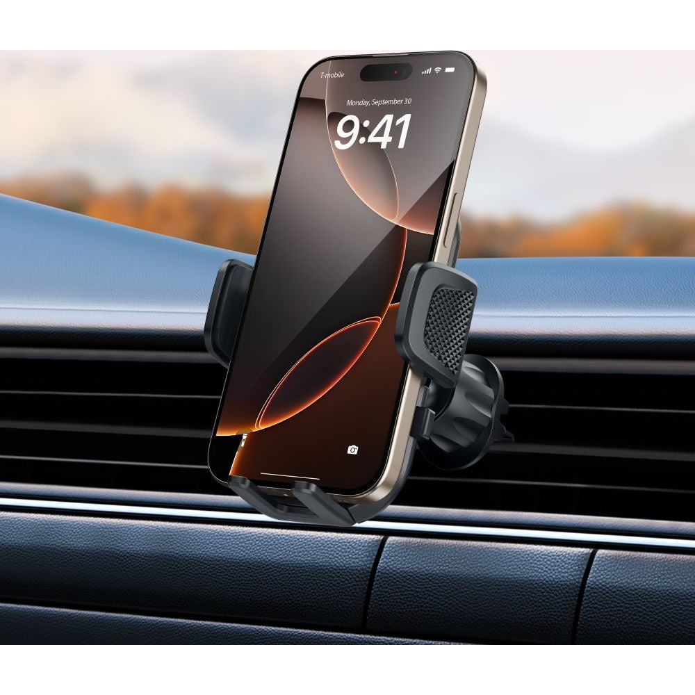 Autohalterung für Cockpit / Armaturenbrett / Windschutzscheibe Tech-Protect V8 Universal, Schwarz