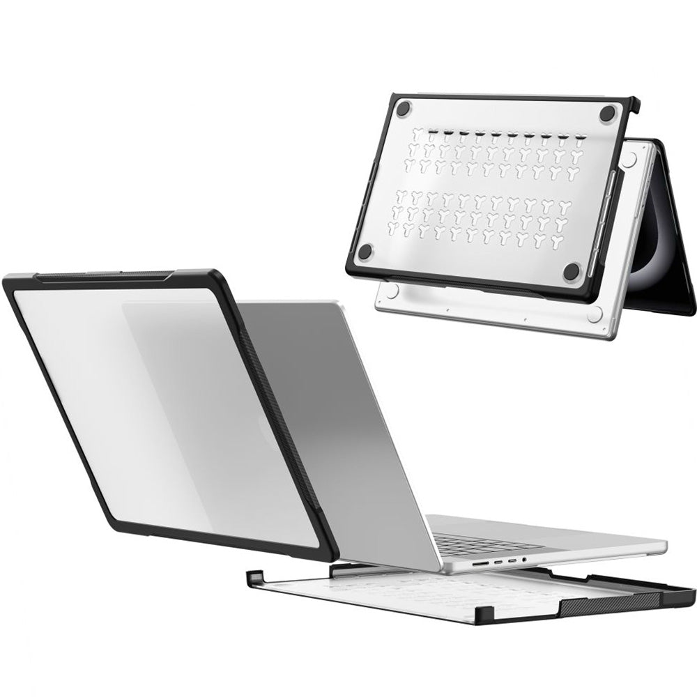 Schutzhülle für MacBook Pro 14" 2026-2021, Tech-Protect Velar, Transparent-Matt