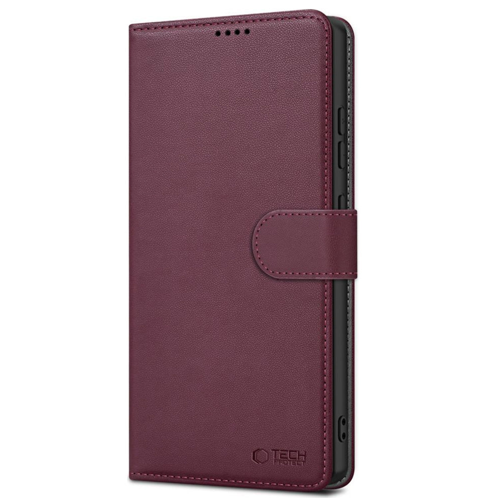 Handyhülle für Samsung Galaxy A26 5G / A17 4G / A17 5G, Tech-Protect Wallet, Burgund