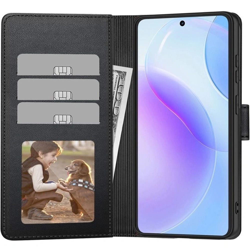 Handyhülle mit Klappe für Galaxy A27 5G, Tech-Protect Wallet, Schwarz