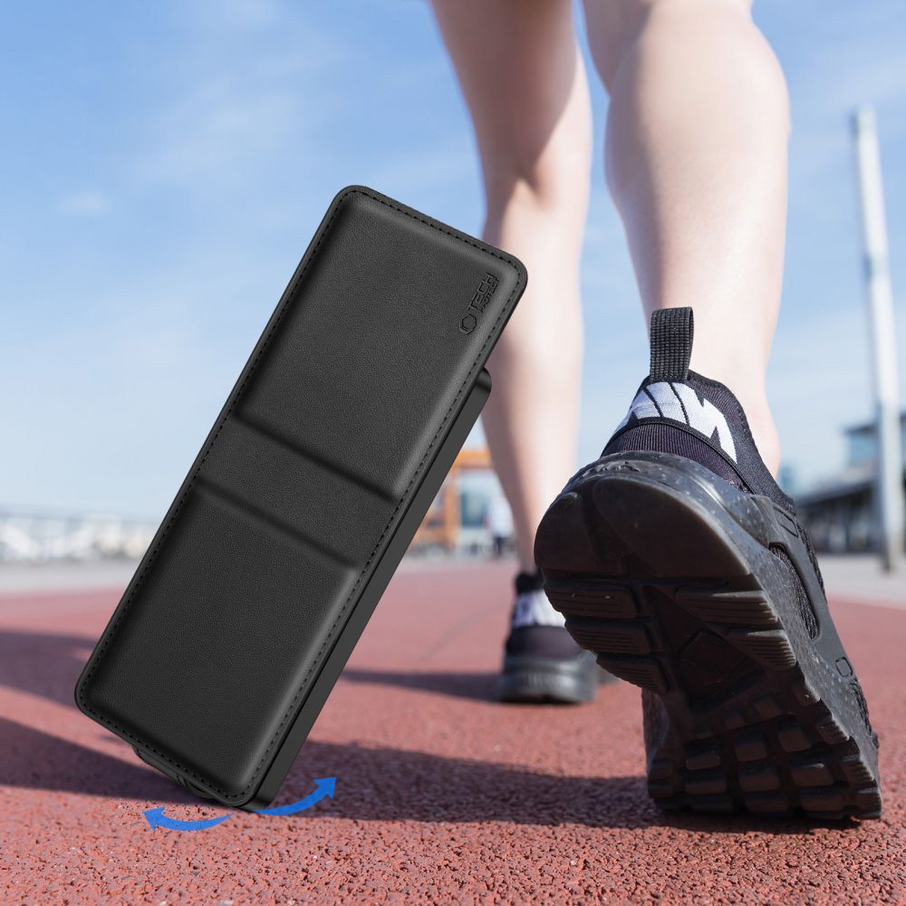 Handyhülle für Galaxy Z Flip7, Tech-Protect Wallet, Schwarz