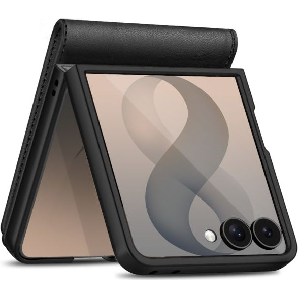 Handyhülle für Galaxy Z Flip8, Tech-Protect Wallet, Schwarz