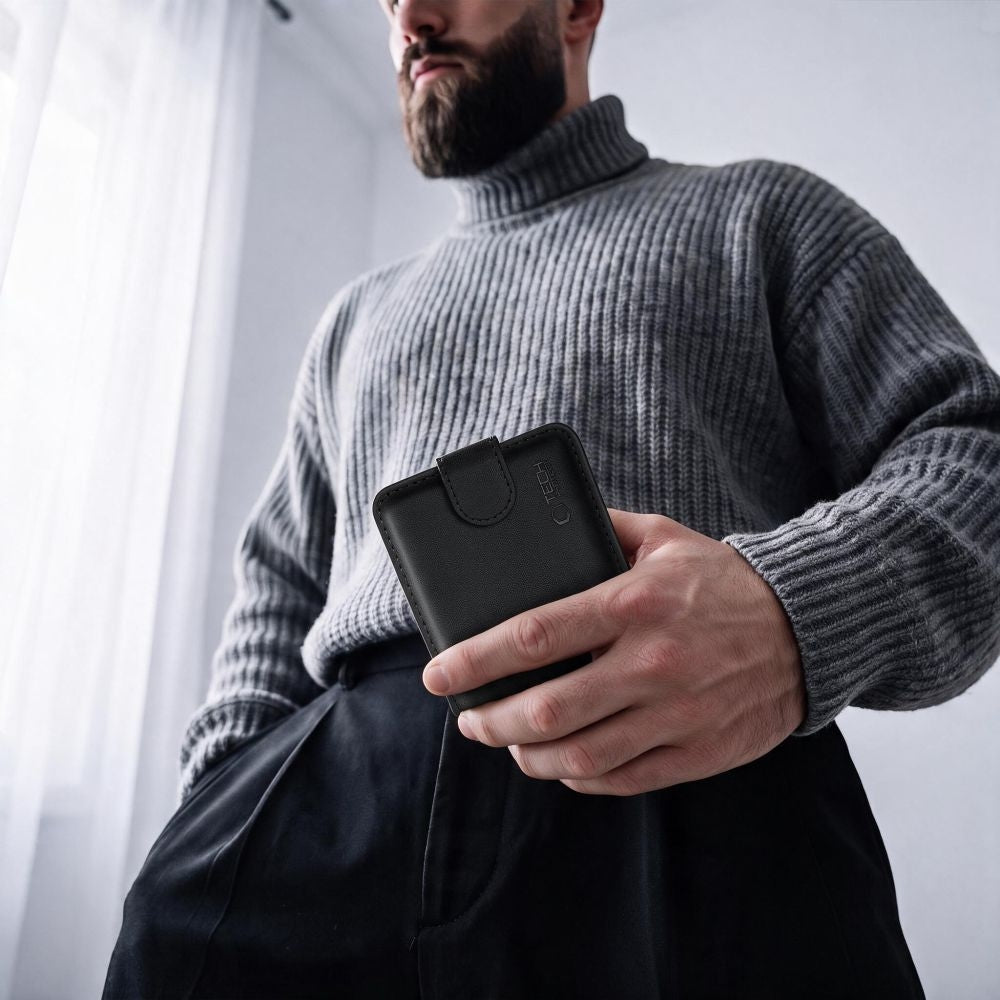 Handyhülle für Galaxy Z Flip8, Tech-Protect Wallet, Schwarz