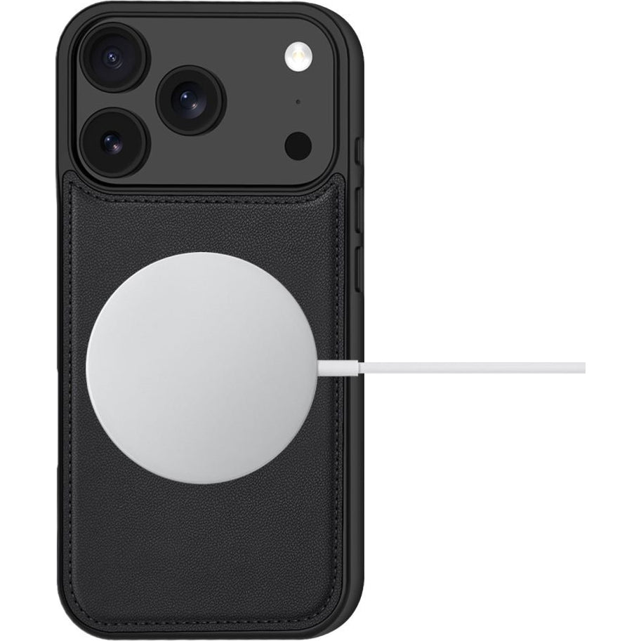 Handyhülle für iPhone 18 Pro / 17 Pro, Tech-Protect Wallet für MagSafe, Schwarz