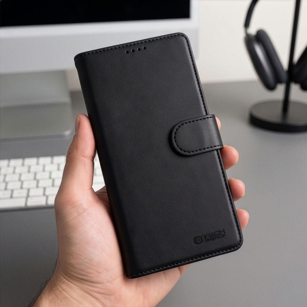 Handyhülle für iPhone 18 Pro / 17 Pro, Tech-Protect Wallet für MagSafe, Schwarz