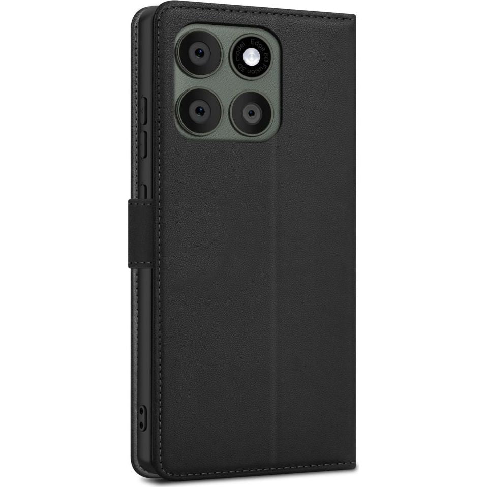 Handyhülle für Motorola Edge 60 Pro, Tech-Protect Wallet, Schwarz