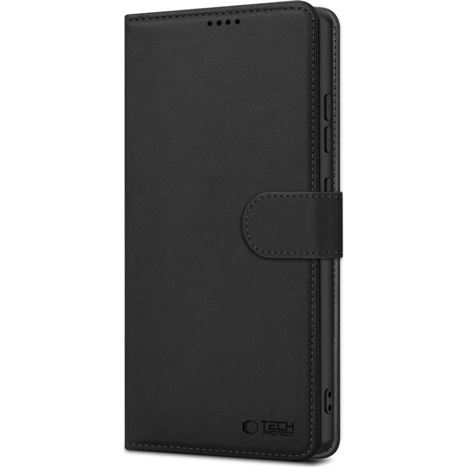 Handyhülle für Motorola Edge 60 Pro, Tech-Protect Wallet, Schwarz