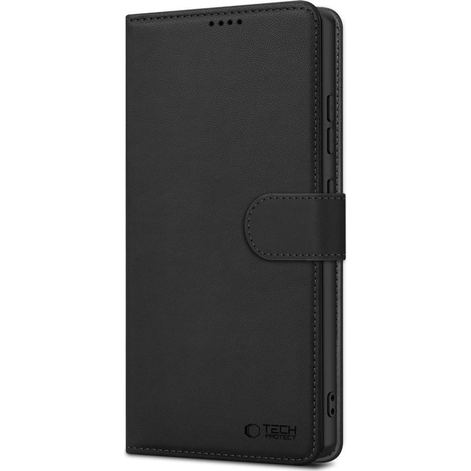 Handyhülle für Motorola Moto G56 5G, Tech-Protect Wallet, Schwarz