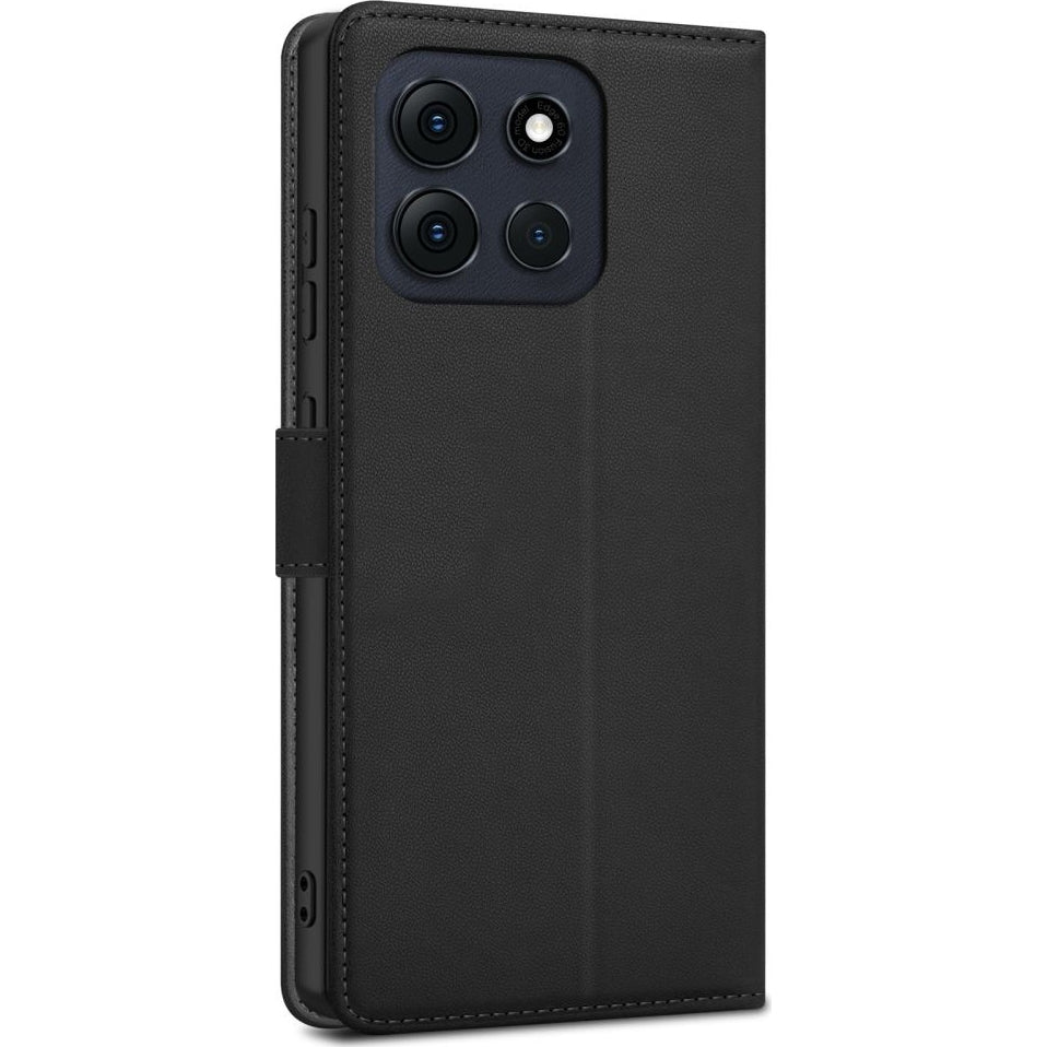 Handyhülle für Motorola Moto G56 5G, Tech-Protect Wallet, Schwarz