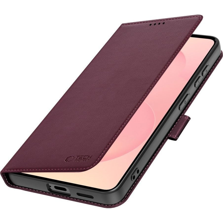 Handyhülle für Samsung Galaxy A27 5G, Tech-Protect Wallet, Burgund