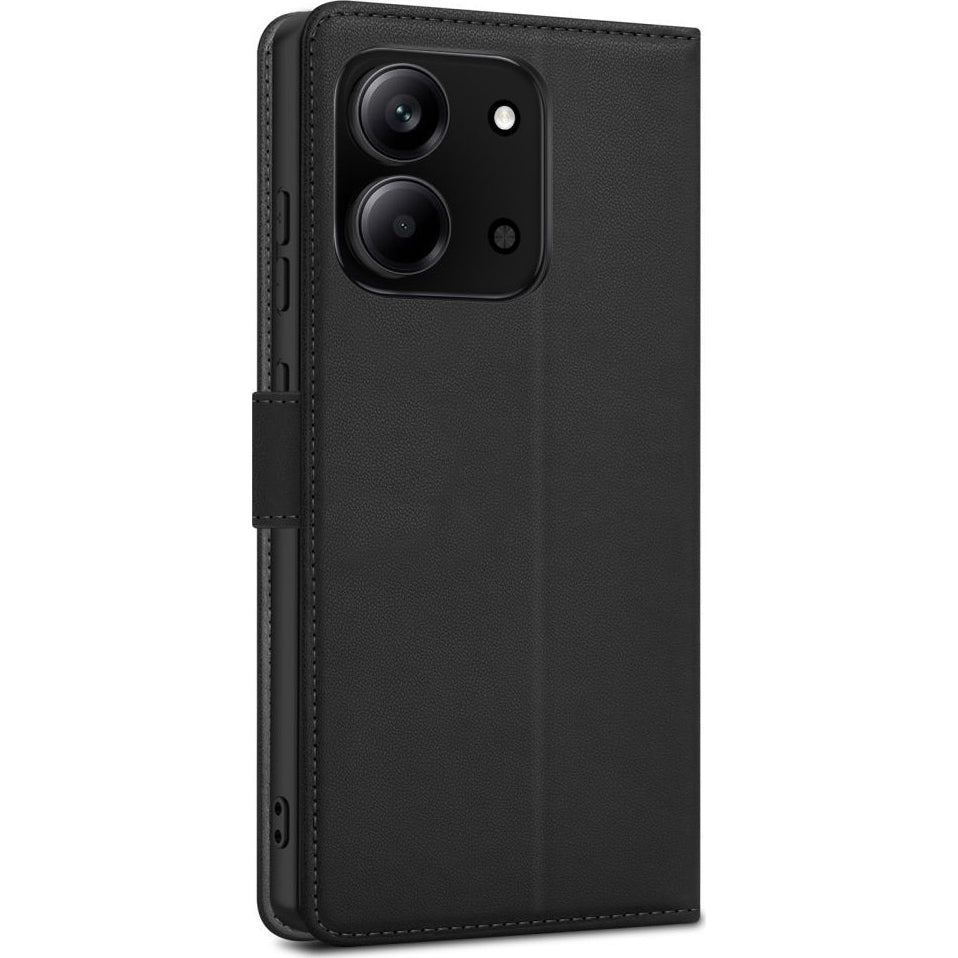 Handyhülle für Xiaomi Redmi 15C, Tech-Protect Wallet, Schwarz