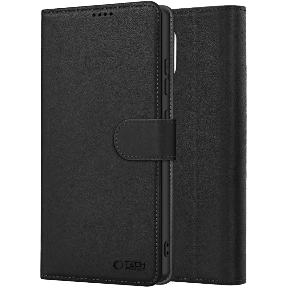 Handyhülle für Xiaomi Redmi Note 15 Pro 5G, Tech-Protect Wallet, Schwarz