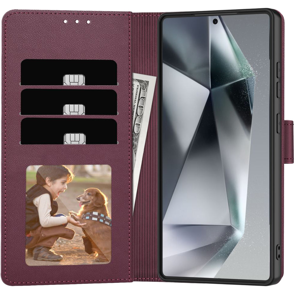 Handyhülle für Xiaomi Redmi Note 15 Pro 5G, Tech-Protect Wallet, Kastanienbraun