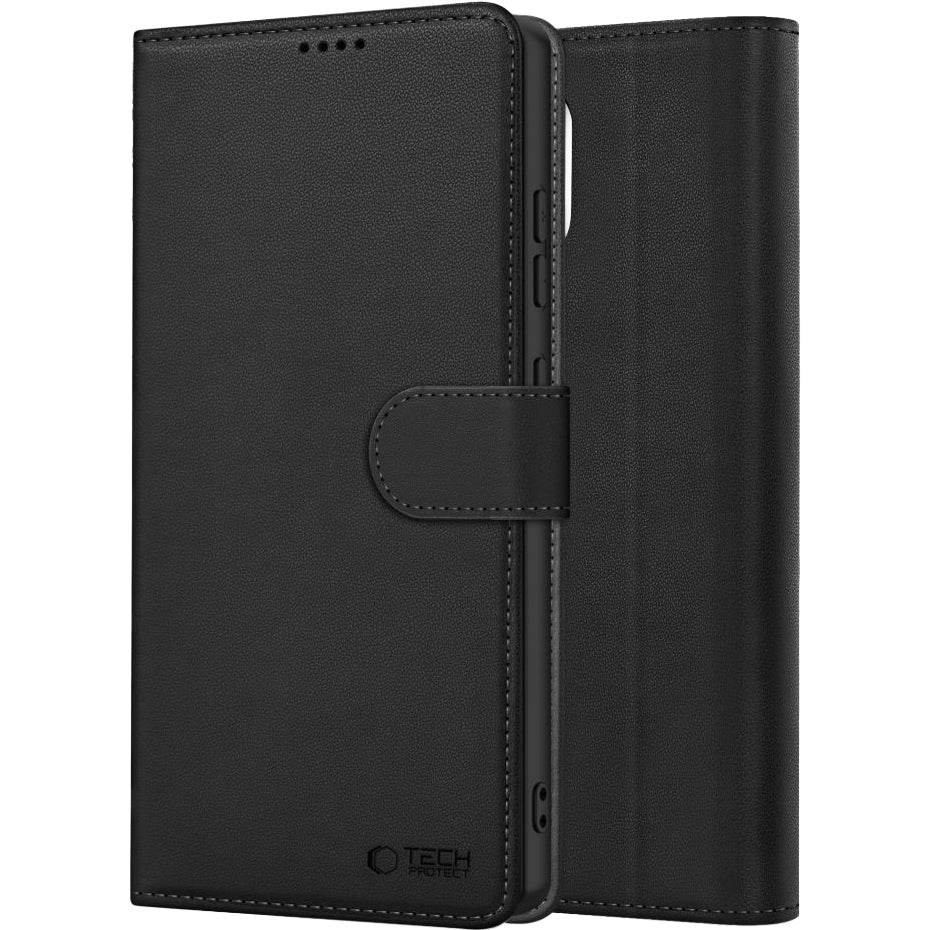 Handyhülle für Xiaomi Redmi Note 15 Pro Plus 5G, Tech-Protect Wallet, Schwarz