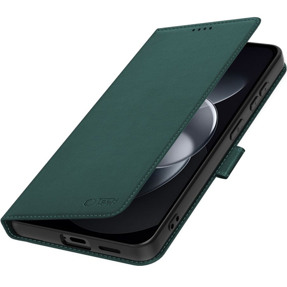 Handyhülle mit Klappe für Xiaomi Redmi Note 17 Pro Max 5G, Tech-Protect Wallet, Dunkelgrün (3/7)