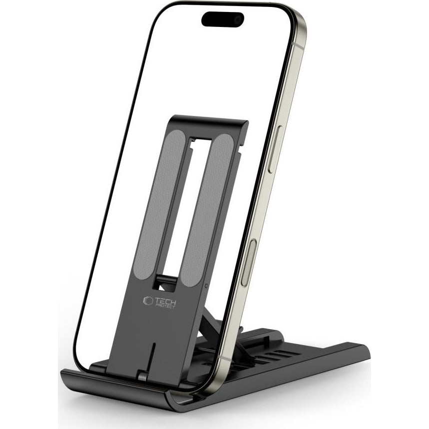 Schreibtischständer für Telefon/Tablet, Tech-Protect Z5 Universal smartphone & tablet Stand, Schwarz