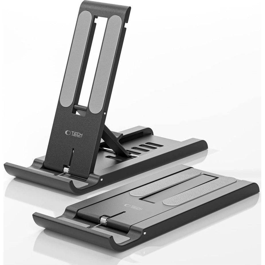Schreibtischständer für Telefon/Tablet, Tech-Protect Z5 Universal smartphone & tablet Stand, Schwarz