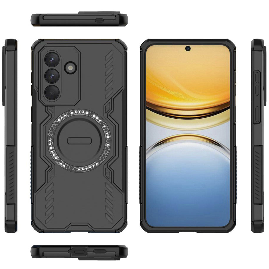 Handyhülle für Galaxy A57 5G, Techsuit ArmorMag Case, Schwarz