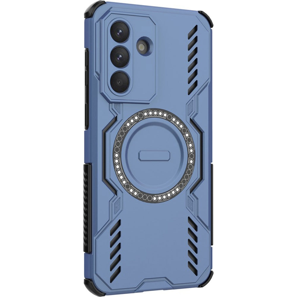 Handyhülle für Galaxy A57 5G, Techsuit ArmorMag Case, Blau-Schwarz