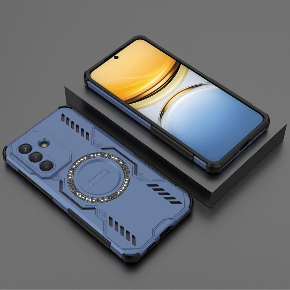Handyhülle für Galaxy A57 5G, Techsuit ArmorMag Case, Blau-Schwarz