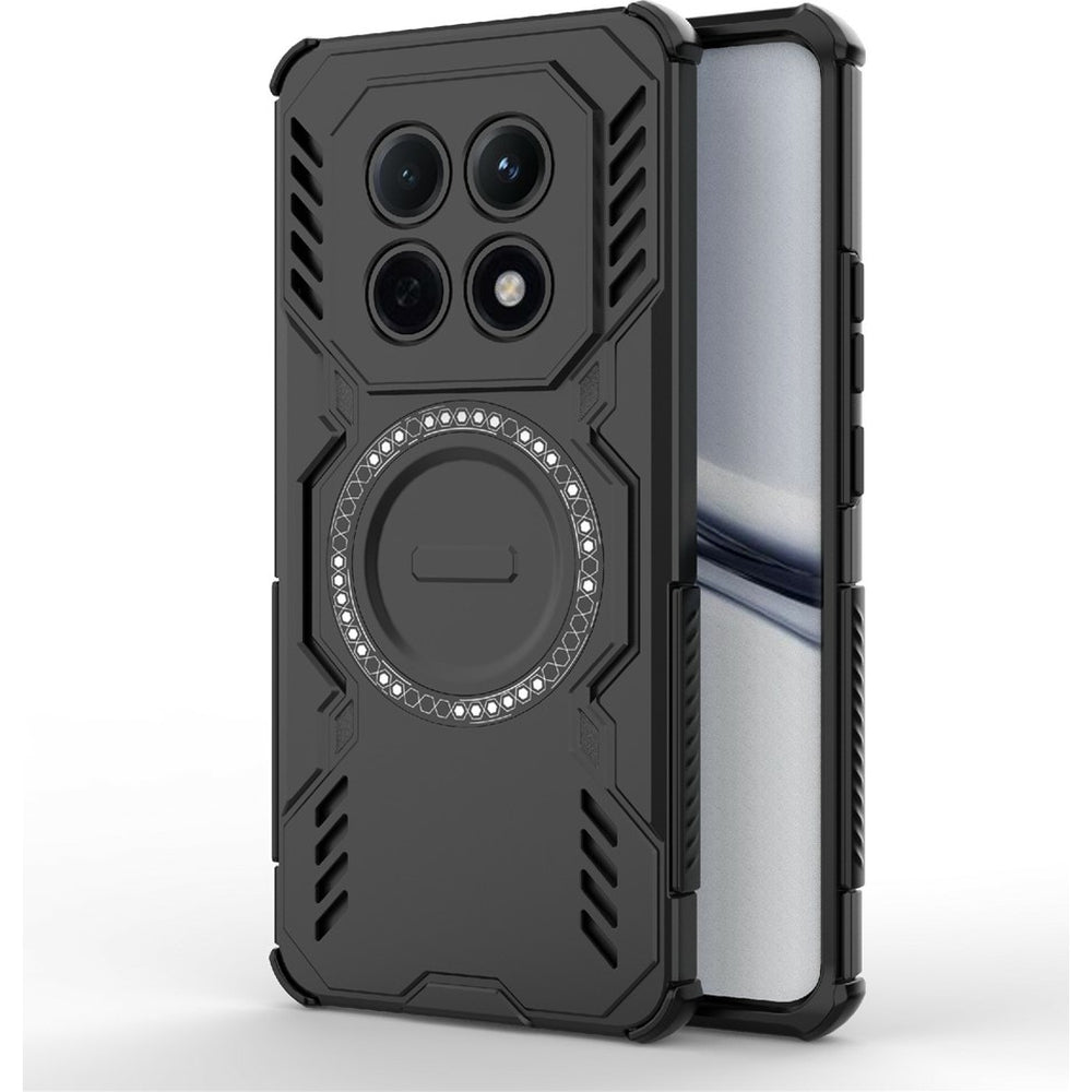 Handyhülle für Xiaomi Redmi Note 15 4G, Techsuit ArmorMag Case, Schwarz