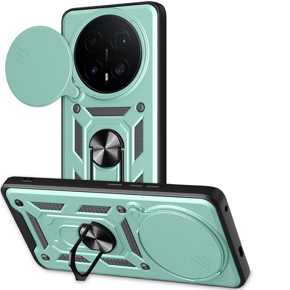 Handyhülle für Honor Magic8 Pro, Techsuit CamShield Series, Grün-Schwarz
