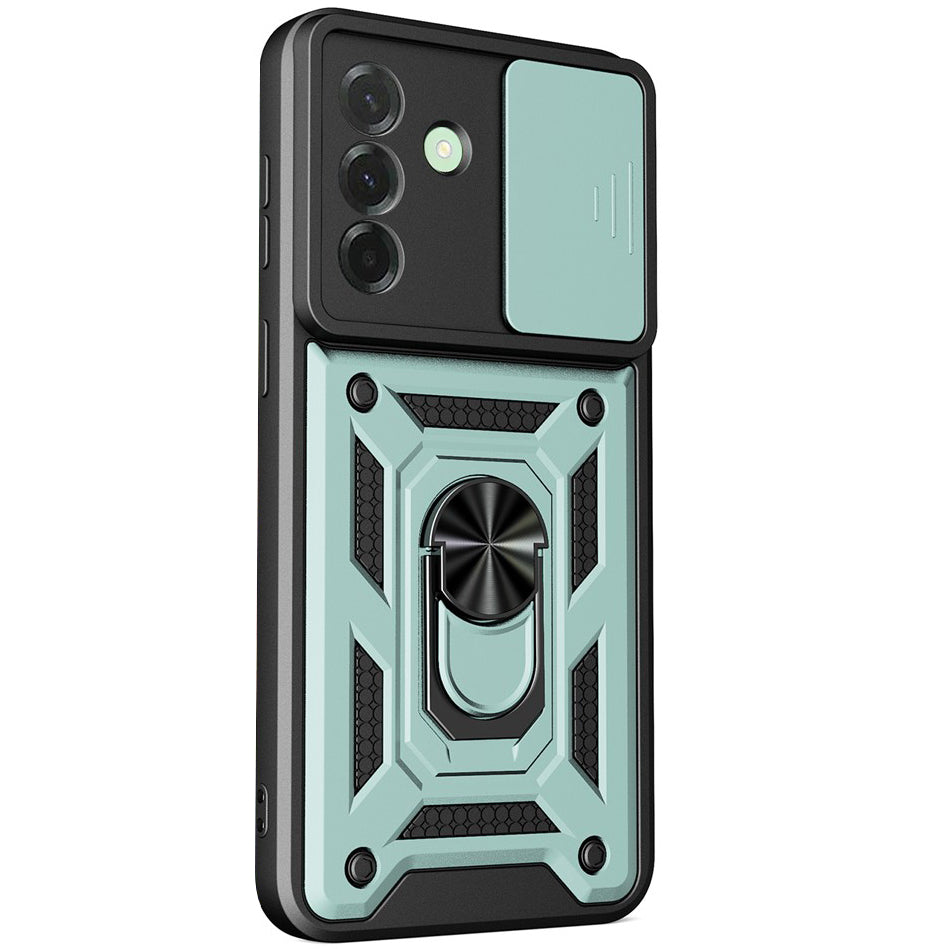 Handyhülle für Galaxy A57 5G, Techsuit CamShield Series, Grün-Schwarz
