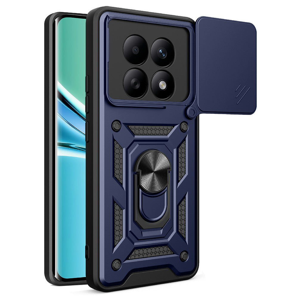 Handyhülle für Xiaomi Redmi Note 15 5G / Redmi Note 15 4G / POCO M8 5G, Techsuit CamShield Series, Dunkelblau