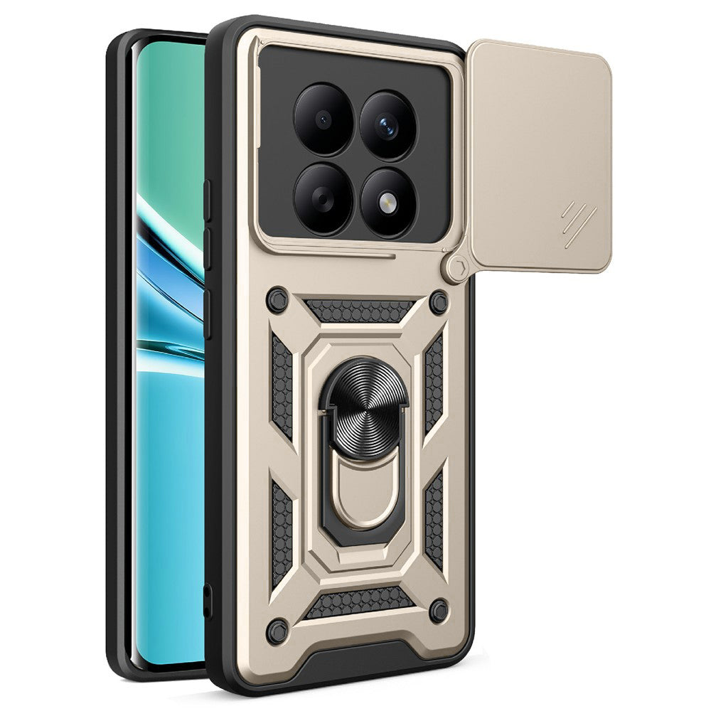 Handyhülle für Xiaomi Redmi Note 15 5G / Redmi Note 15 4G / POCO M8 5G, Techsuit CamShield Series, Golden