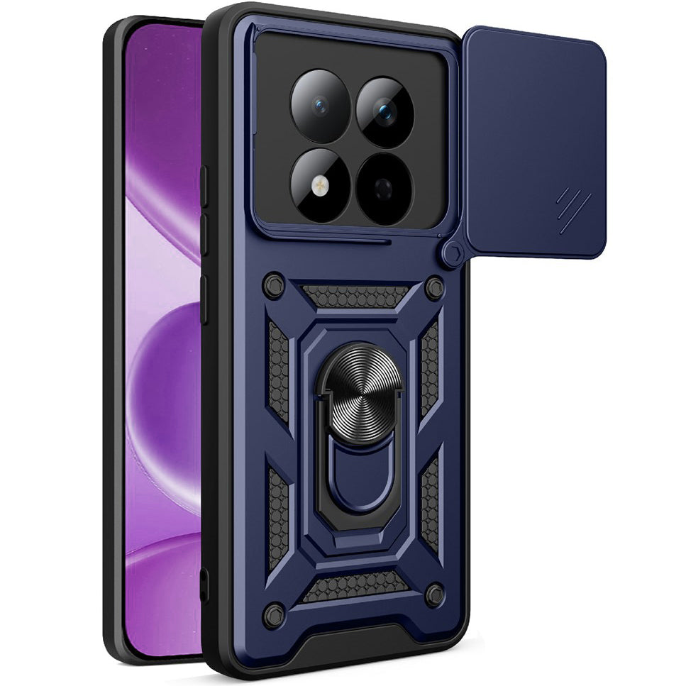 Handyhülle für Xiaomi Redmi Note 15 Pro 4G, Techsuit CamShield Series, Dunkelblau