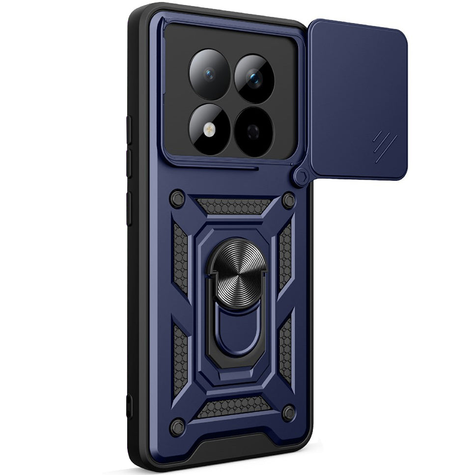 Handyhülle für Xiaomi Redmi Note 15 Pro 4G, Techsuit CamShield Series, Dunkelblau